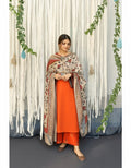 MRS-413 | Lawn Embroidered 3 Piece Stitched Suit