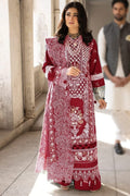 MAHNUR | SELENE | UNSTITCHED LAWN 3PC EMBROIDERED SUITE