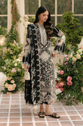 BIN ILYAS | UNSTITCHED LAWN 3PC  EMBROIDERED SUITE WITH DUPATTA EMBROIDERED