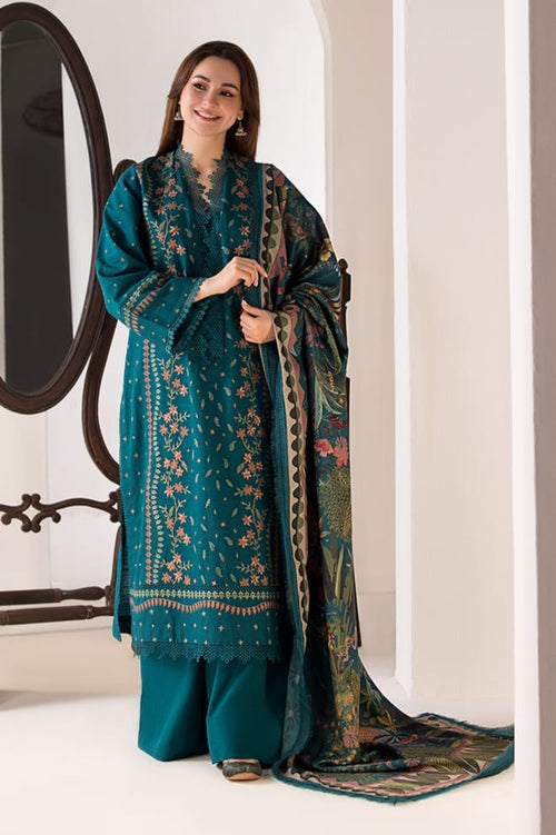 COCO UNSTITCHED 3PC LAWN EMBROIDERED WITH DIGITAL PRINT SHAWL