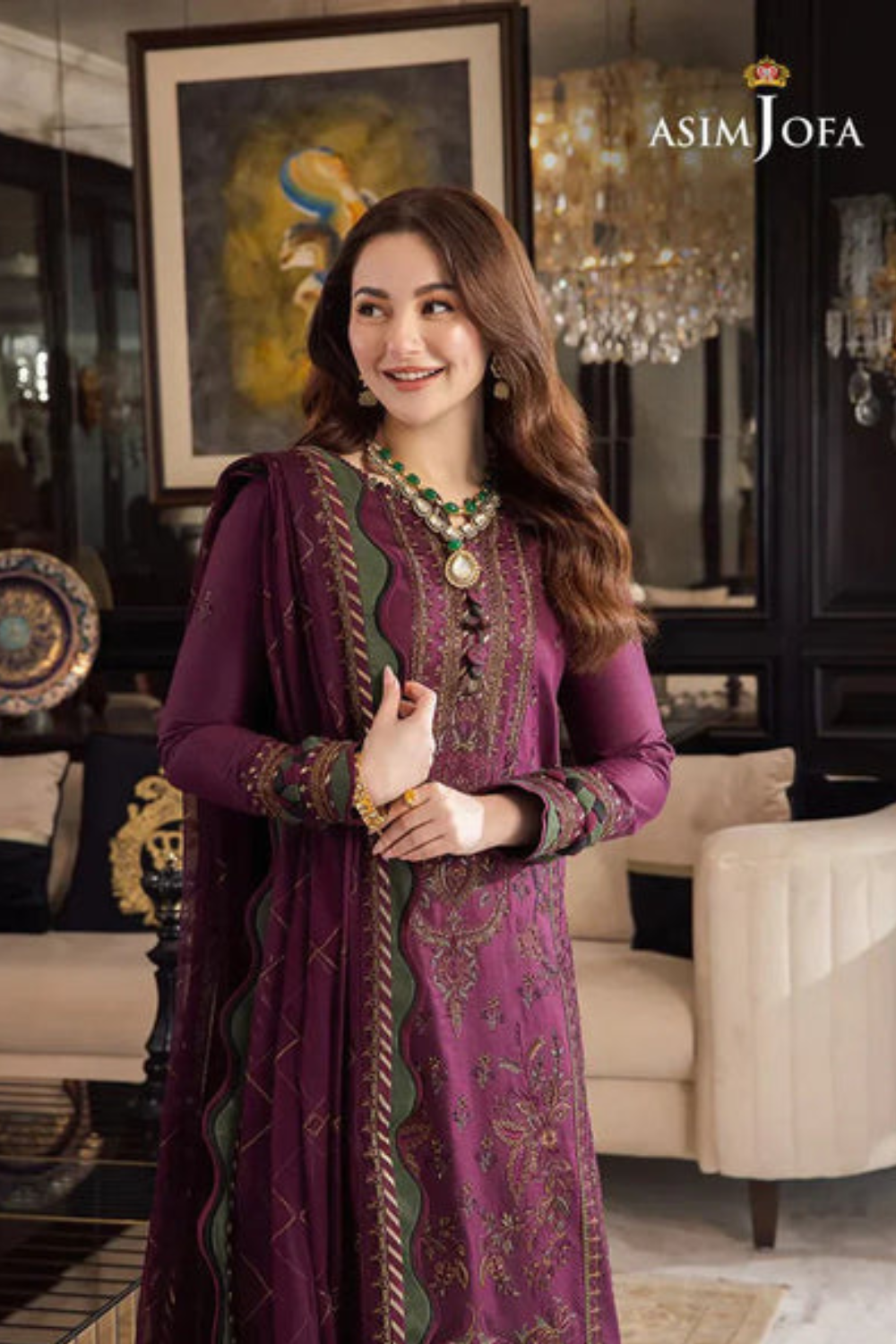 3PC EMBROIDERED ZE002