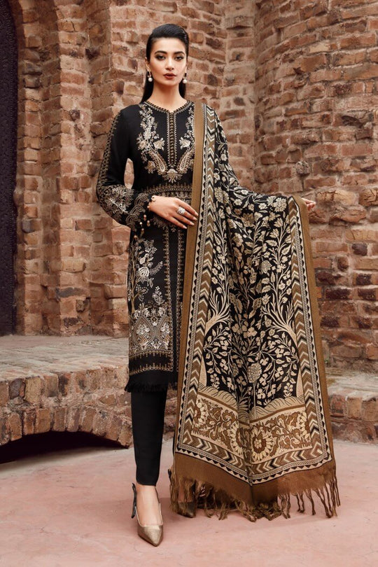 3 Piece Unstitched Heavy Embroidered Lawn Suit With Digital Printed Lawn Dupatta