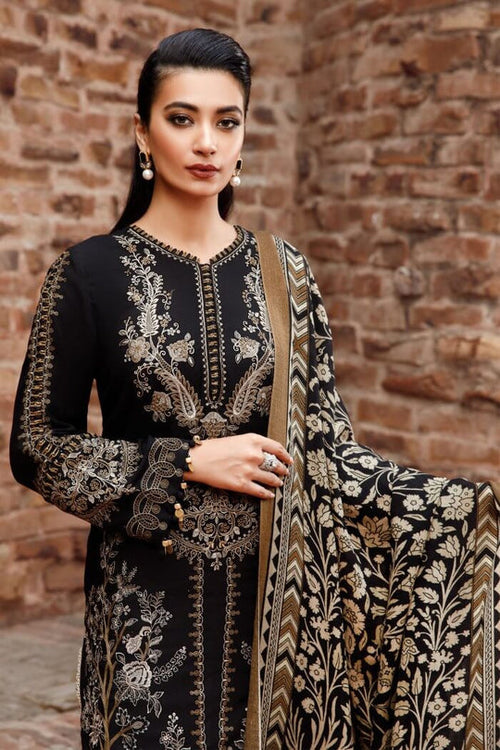3 Piece Unstitched Heavy Embroidered Lawn Suit With Digital Printed Lawn Dupatta