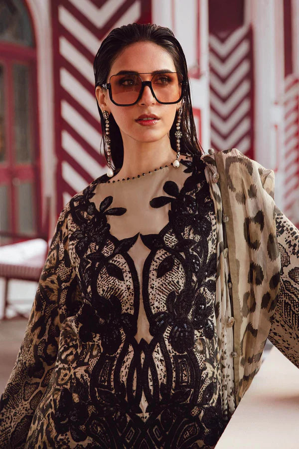 3PC Digital Printed Silk Shirt With Digital Printed Dupatta-322