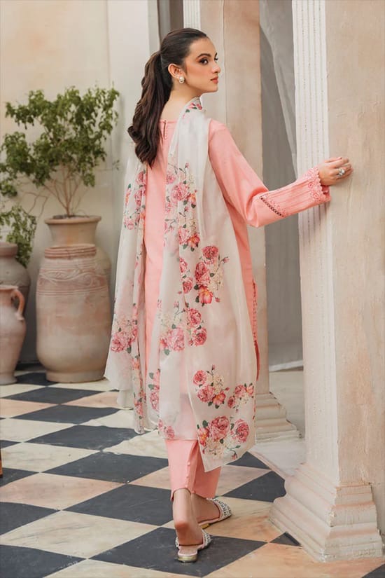 LAWN EMBROIDERED UNSTITCHED ARTICLE (AL 8050)