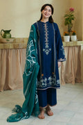 ROYAL MAJESTY 3PC | UNSTICHED LAWN SUIT ZA0173