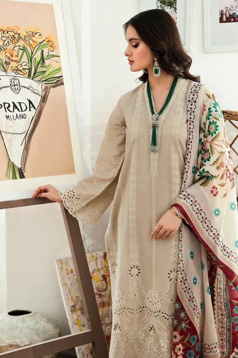 LAVIESH HEAVY 3PC EMBOIDERY