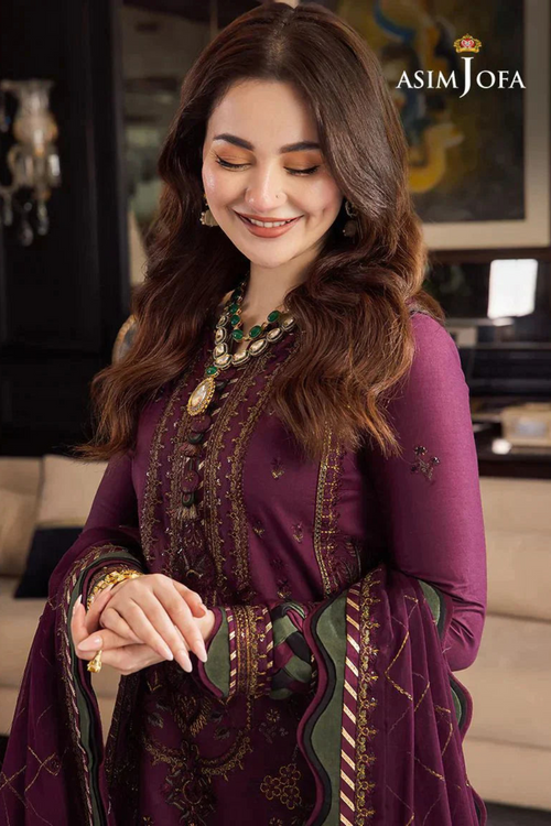 3PC EMBROIDERED ZE002