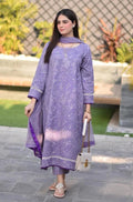 LAWN HEAVY EMBROIDERED UNSTITCHED ARTICLE (AL 80 )