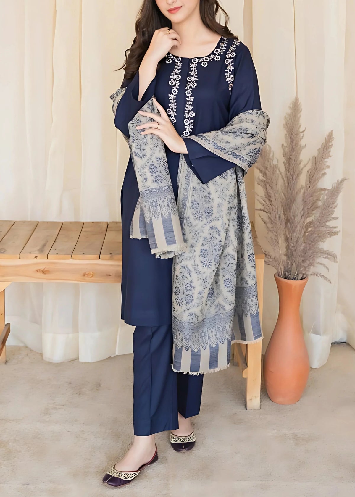ASLINE HEAVY 3PC EMBOIDERY