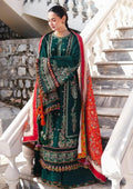 QALAMKAR - 3PC LAWN EMBROIDERED SHIRT WITH JACQUARD WEAVED EMBROIDERED DUPATTA AND COTTON TROUSER \ 1080