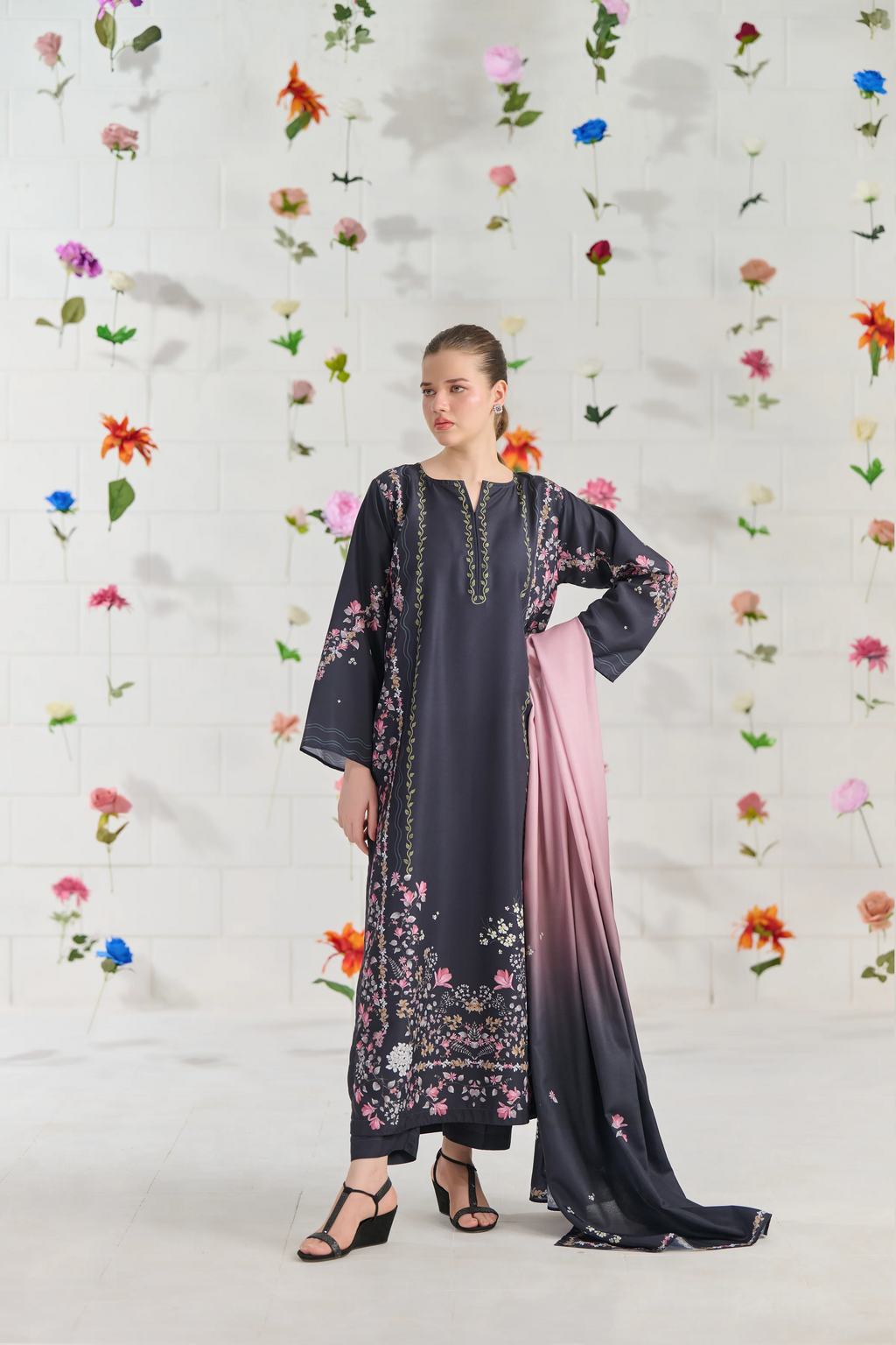 MRS-399 | Orchid Premium Printed 3 Piece Stitched Suit